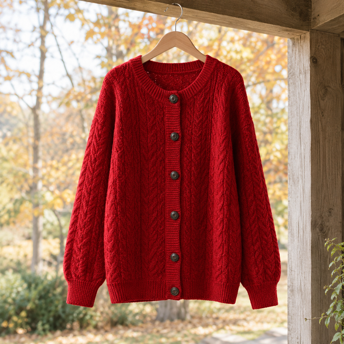 Maeve Cable Knit Cardigan