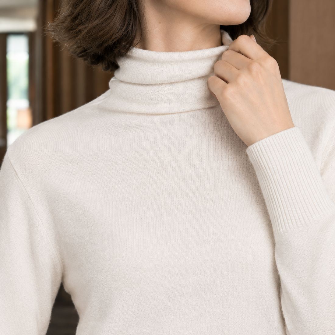 Emily Turtleneck Sweater - Lead Product Detail