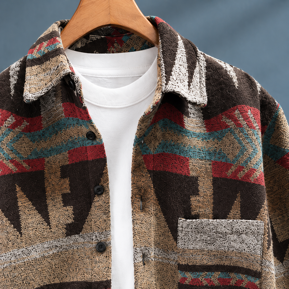 Eric Geometric Overshirt - Lead Product Detail