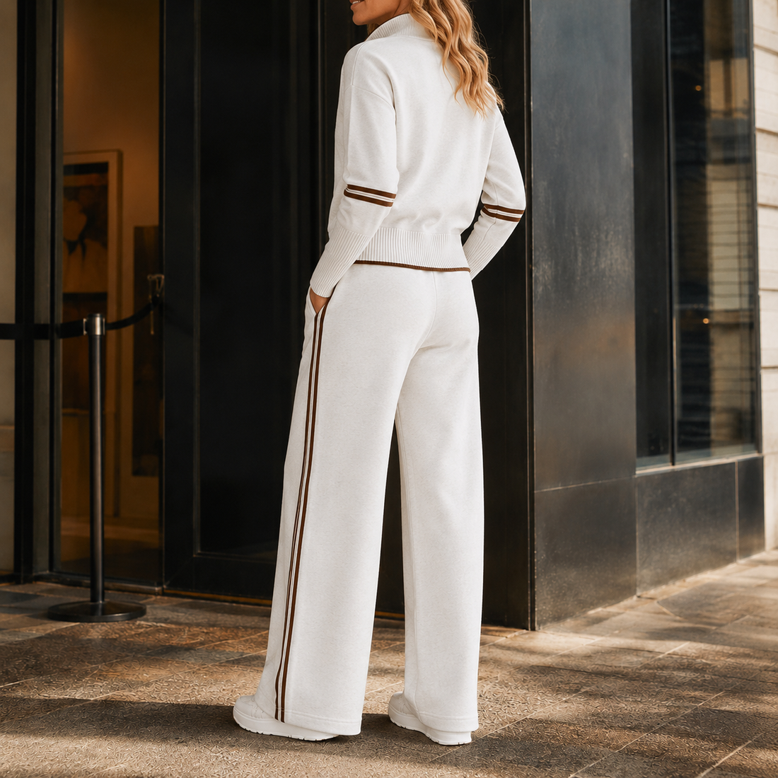 Elodie Wide Leg Set - Lead Alternate View