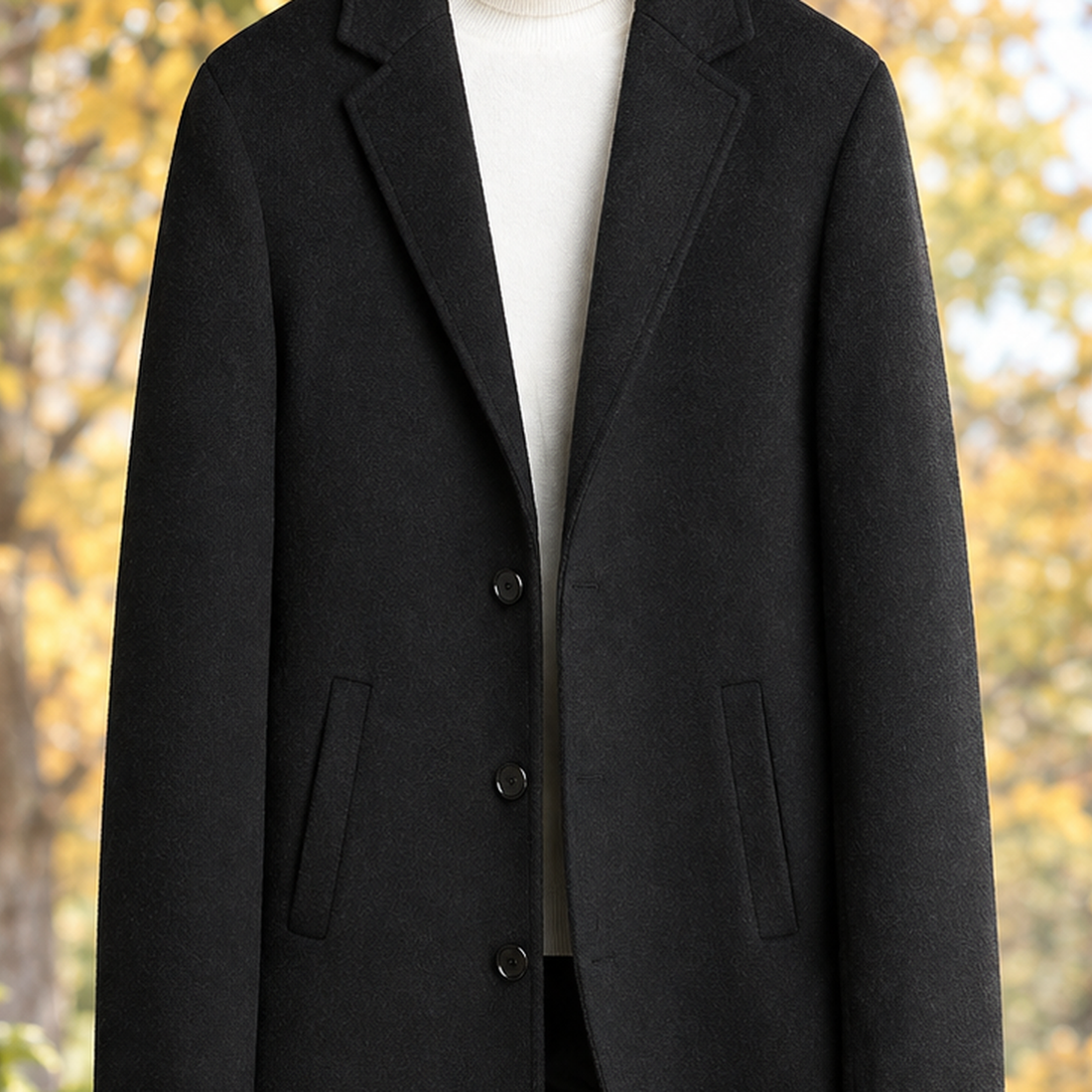 Nathanael Cashmere Overcoat - Lead Product Detail