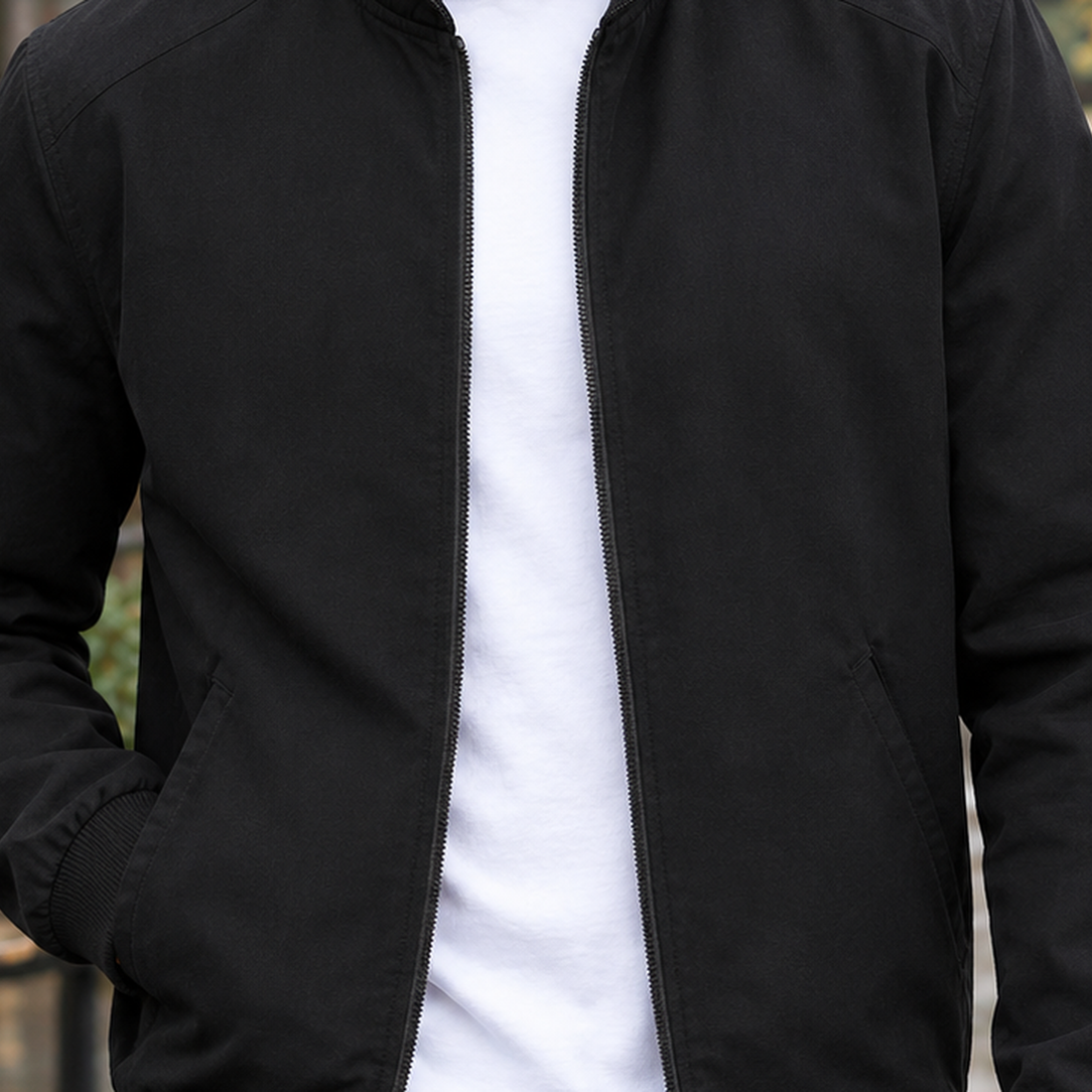 Baudouin Zip Jacket - Lead Product Detail