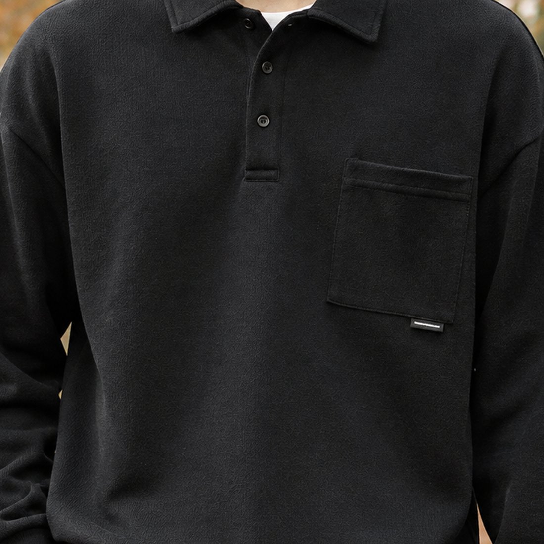 Maurice Polo Sweatshirt - Lead Product Detail