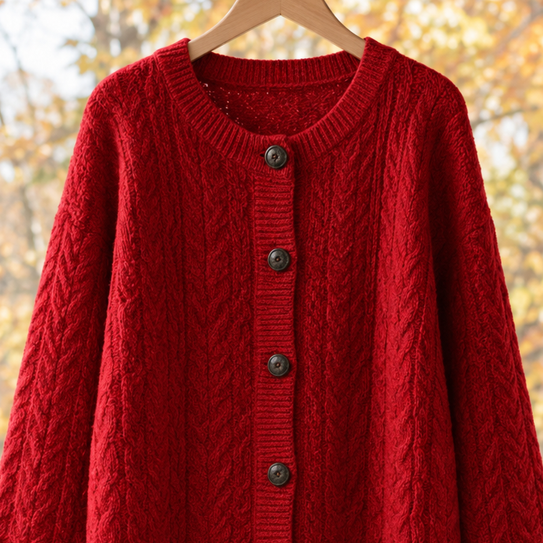 Maeve Cable Knit Cardigan - Lead Product Detail