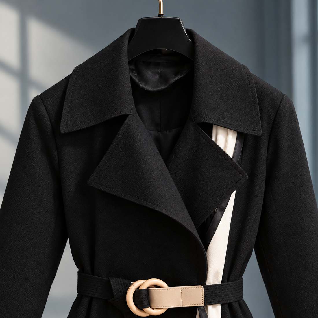 Elettra Belted Overcoat - Lead Product Detail