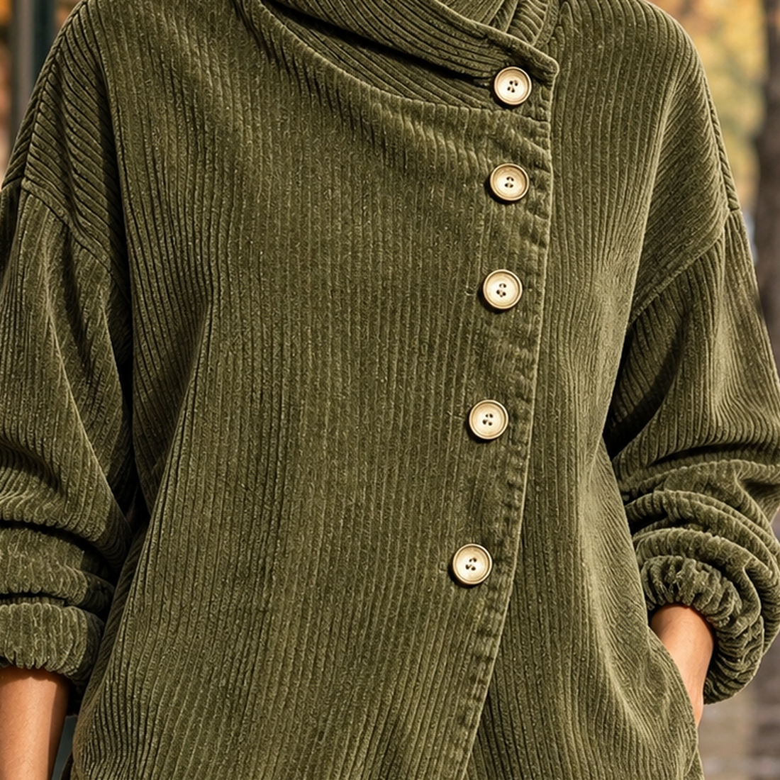 Giselle Asymmetric Jacket - Lead Product Detail