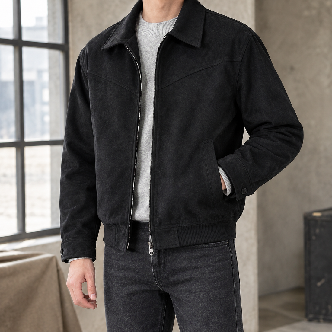 Conrad Vintage Jacket - Black
