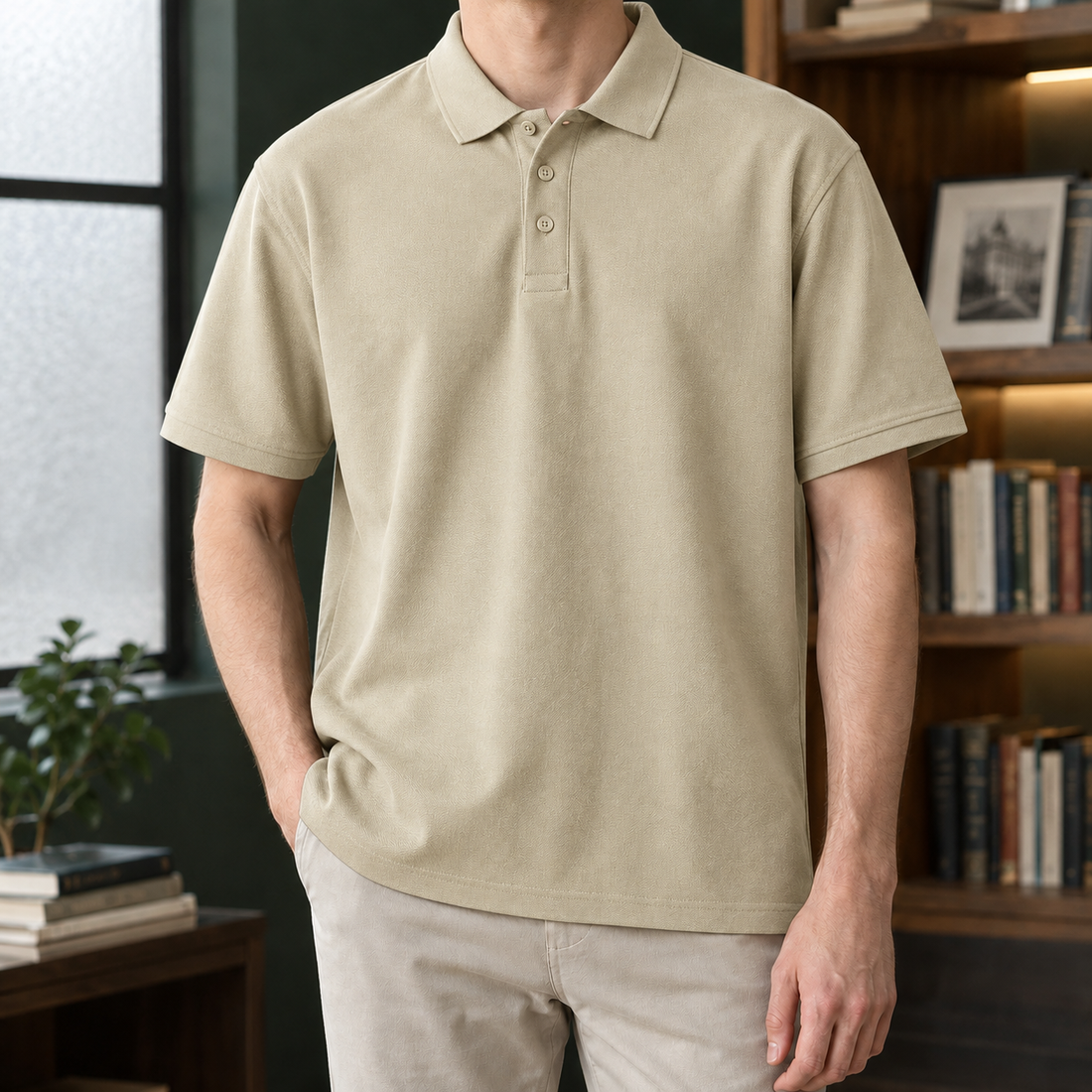 Audric Pique Polo - Camel