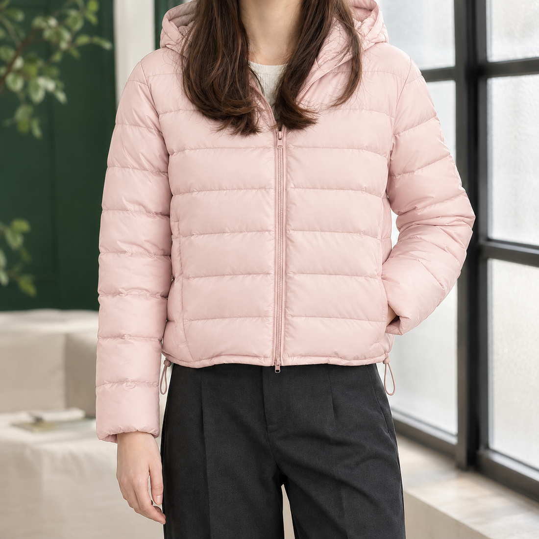 Odette Quilted Jacket - Cherry Blossom Pink