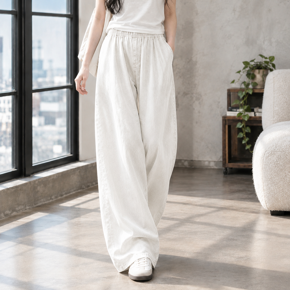 Thea Wide Leg Pants - As Pictured