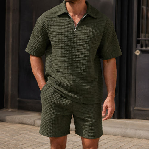 Carter Waffle Set - Army Green