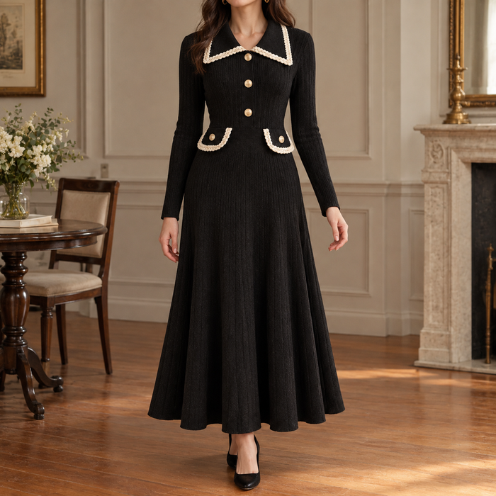 Cosima Ribbed Midi Dress