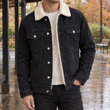 Otis Fleece-Lined Jacket - Black Lamb