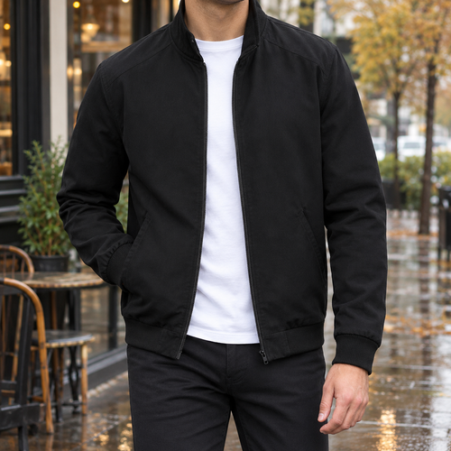 Baudouin Zip Jacket - Black