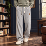 Philemon Wide Leg Pants - Heather Gray