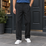 Leander Wide Leg Pants - Black
