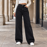 Apolline Wide Leg Jeans - Black