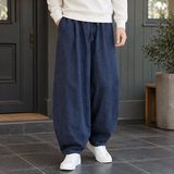 Remy Relaxed Harem Pants - Navy Blue