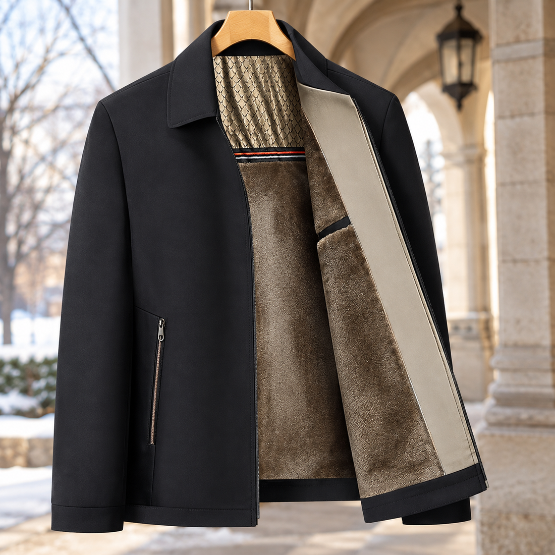 Leopold Lapel Jacket - Yy-lapel-black