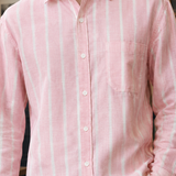 Cassian Striped Shirt - Lead Product Detail