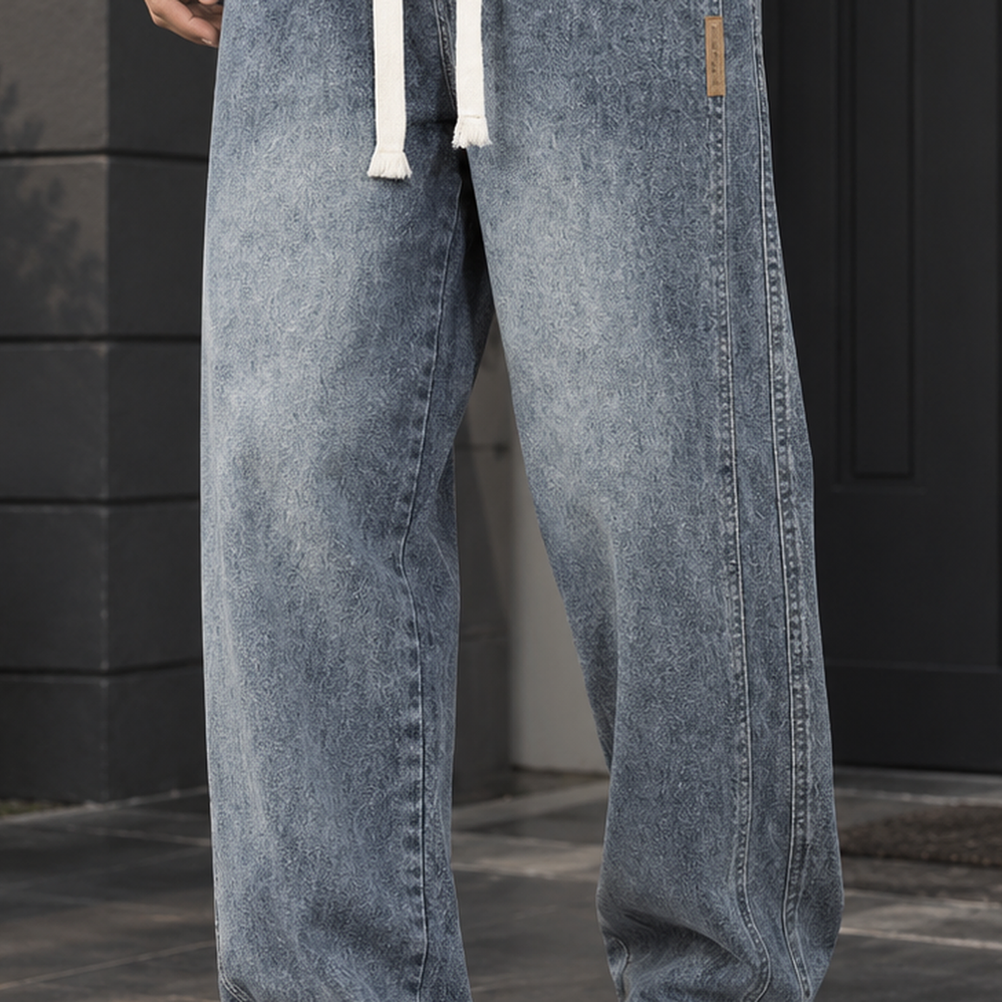 Hugo Wide-Leg Jeans - Lead Product Detail