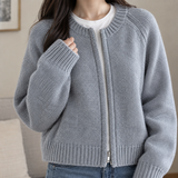 Honoria Zip Cardigan - Lead Product Detail