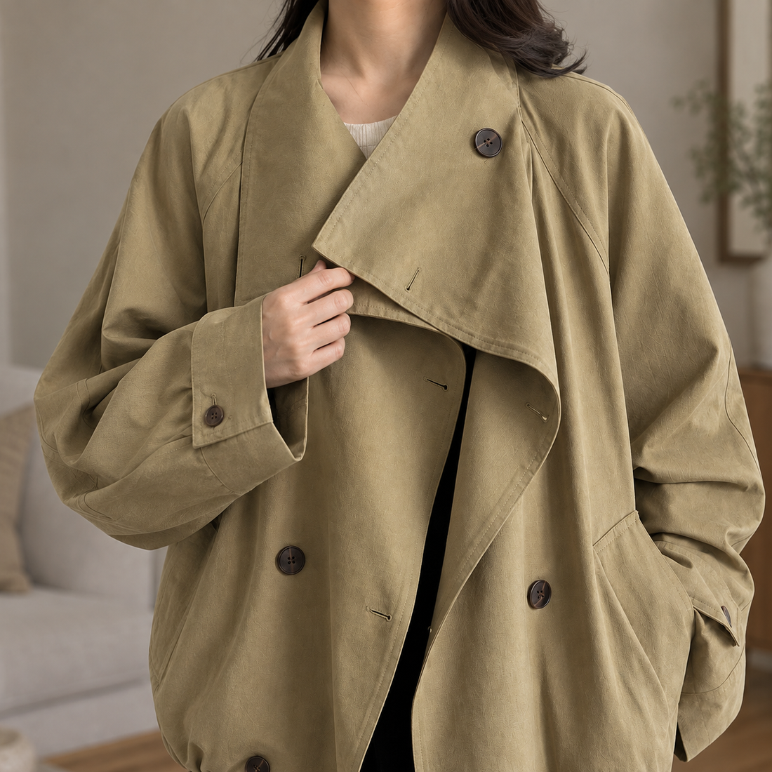 Philippa Draped Jacket - Lead Product Detail