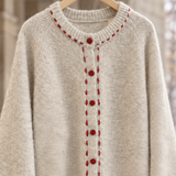 Tamsin Contrast Knit Cardigan - Lead Product Detail