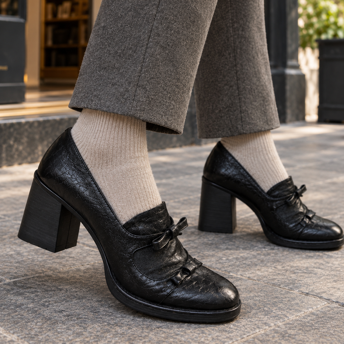 Spinelli Lace-Up Heels - Lead Product Detail