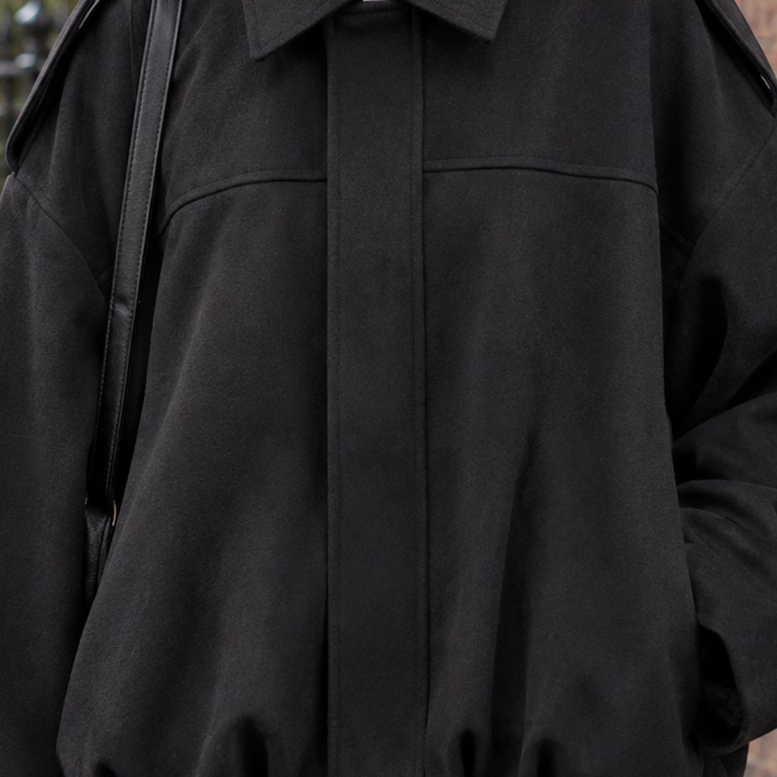 Valeria Bubble Hem Jacket - Lead Product Detail