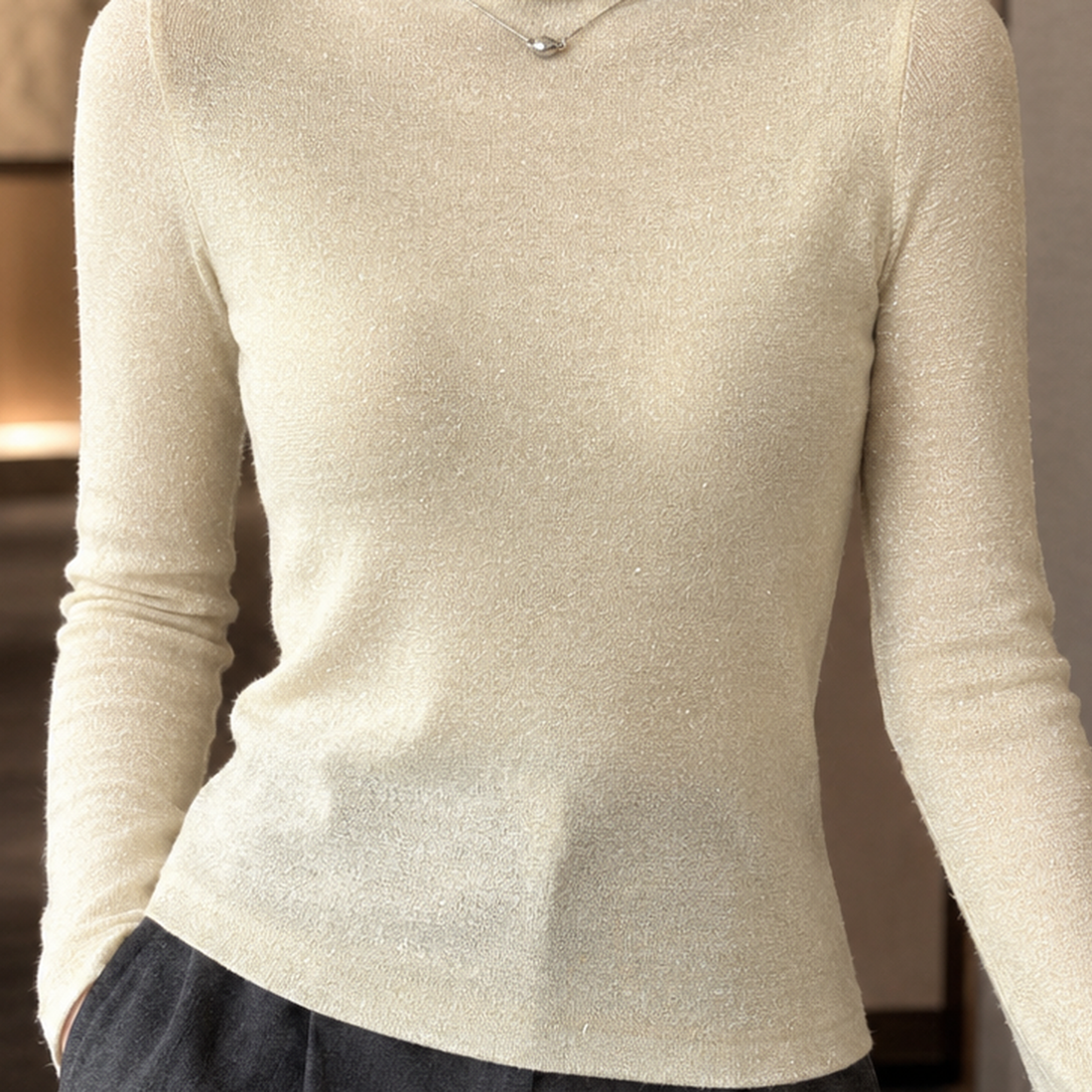 Mireille Sparkle Turtleneck - Lead Product Detail