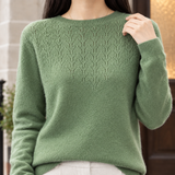 Hildegarde Pointelle Sweater - Lead Product Detail