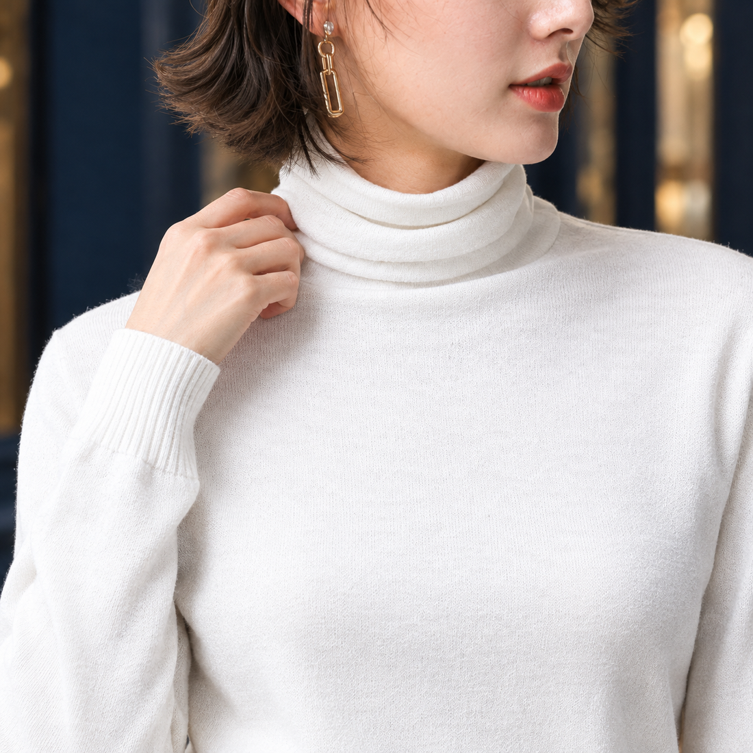 Zelie Turtleneck Sweater - Lead Product Detail