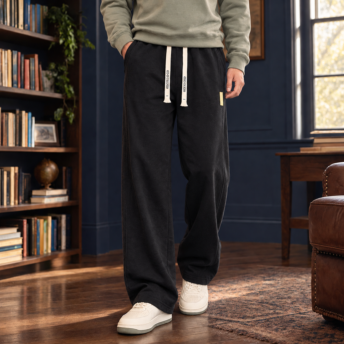 Philemon Wide Leg Pants - Black