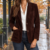 Godiva Suede Jacket - Reddish-brown