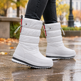 Agrigento Quilted Snow Boots - Boots White Counter Quality