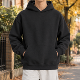 Caius Hooded Sweater - Black