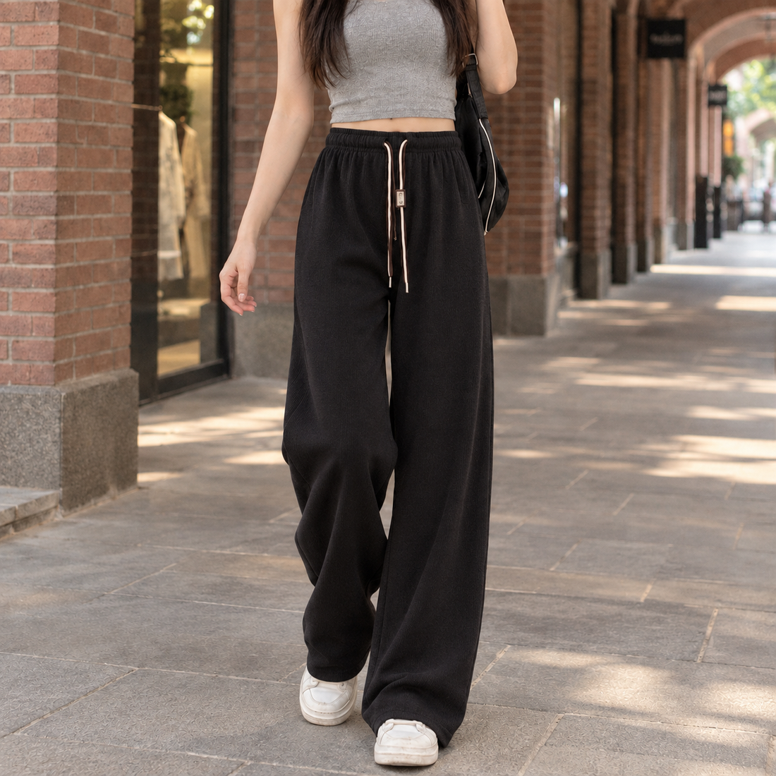 Margot Wide Leg Pants - Black