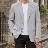 Zachary Relaxed Blazer - Light Gray