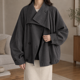 Philippa Draped Jacket - Gray