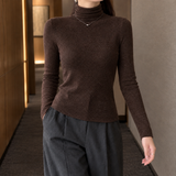 Mireille Sparkle Turtleneck - Coffee