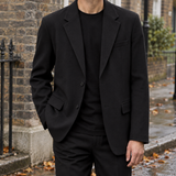 Zachary Relaxed Blazer - Black