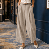 Fenna Wide Leg Pants - Taupe