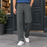 Leander Wide Leg Pants - Gray