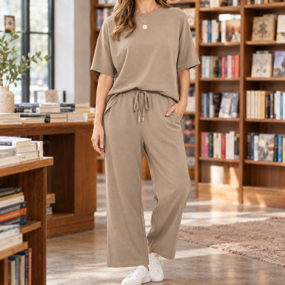 Pascaline Relaxed Set - Camel