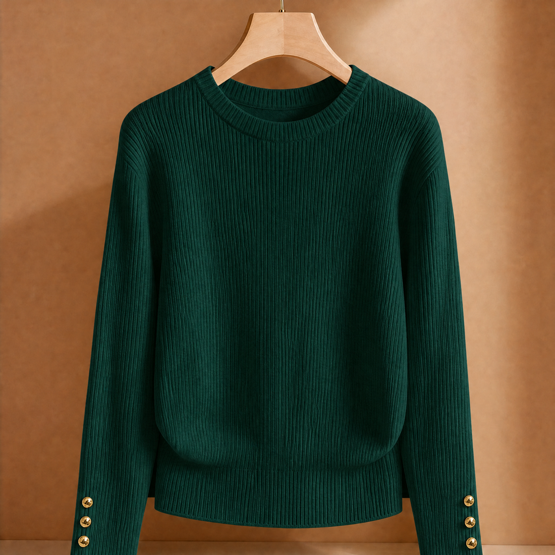 Sabina Ribbed Sweater - Green
