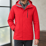 Noah Layered Jacket - Red