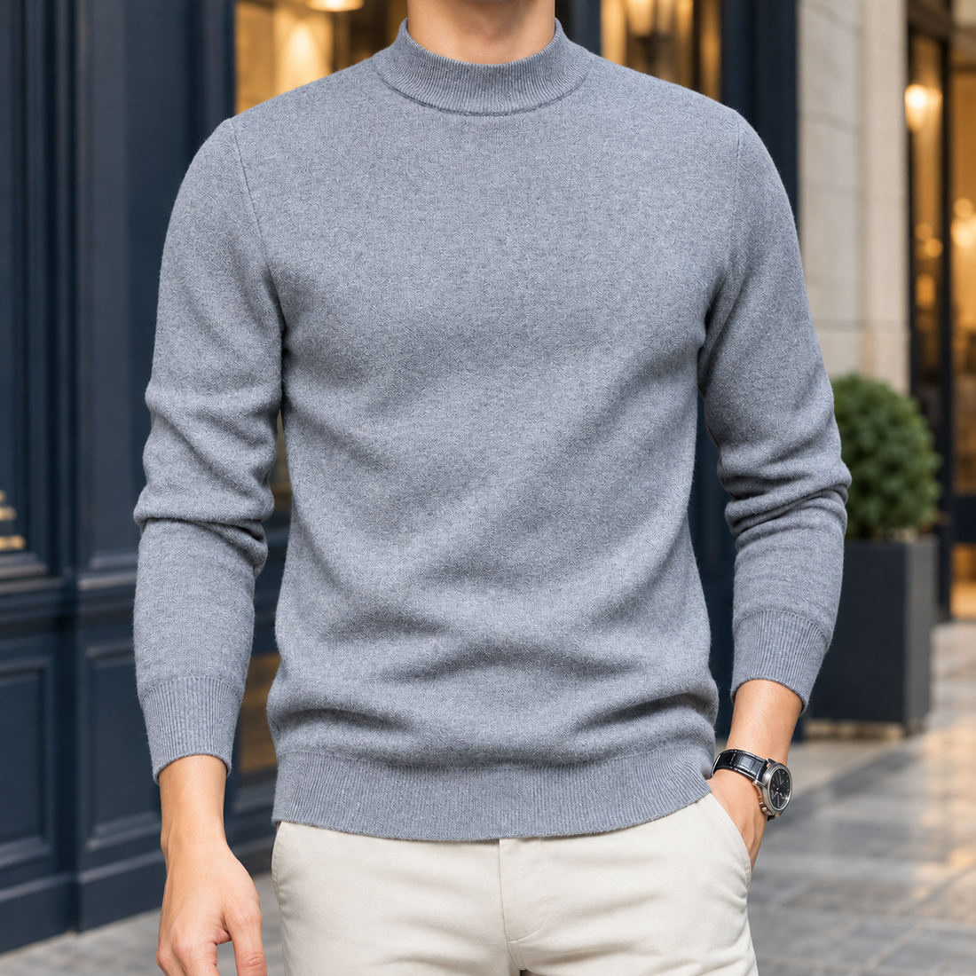 Pascal Wool Sweater - Gray