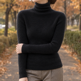 Maia Turtleneck Sweater - Black