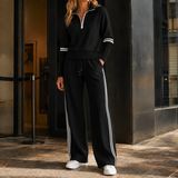 Elodie Wide Leg Set - Black